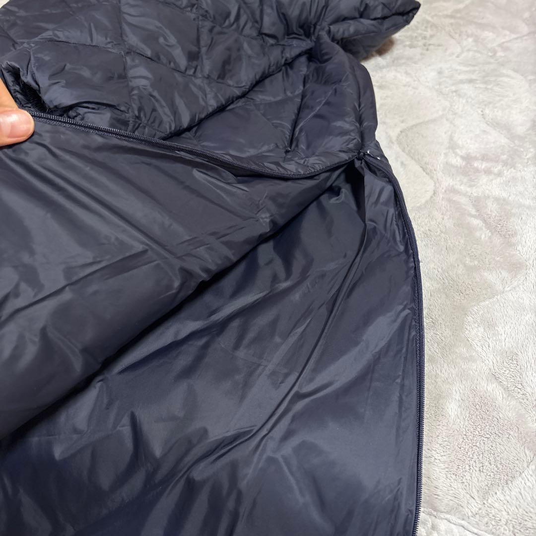 TAION　CITY CREW NECK DOWN COAT ネイビー