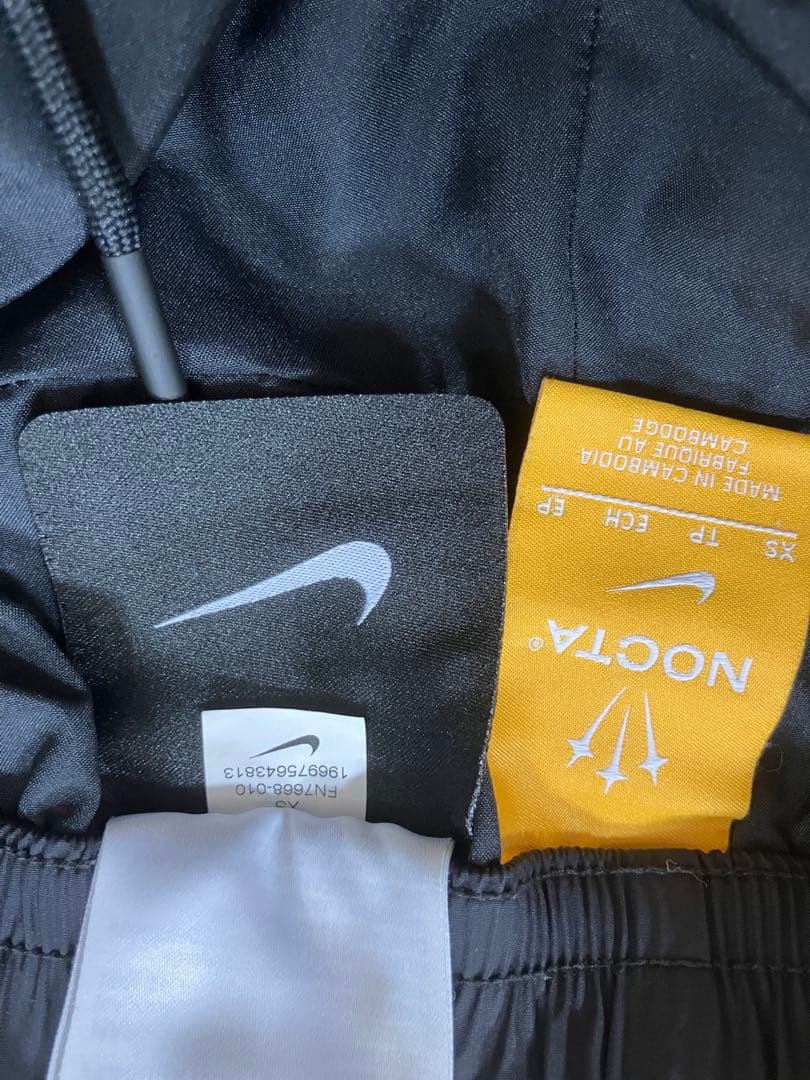 Nike NOCOTA トラックパンツ ブラック XS