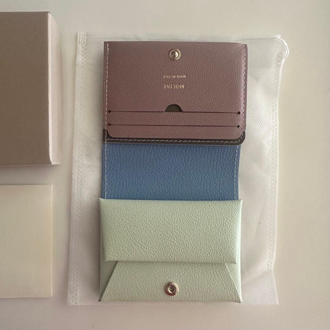 MOLINI Bifold Compact Wallet Plum×MULTI