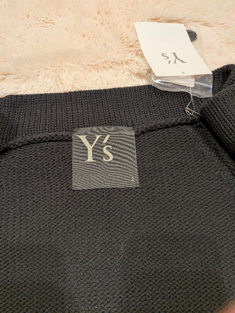 ☆新品☆Y's　ワイズ　ブラック　七分袖　カーディガン サイズ2（Mサイズ相当）