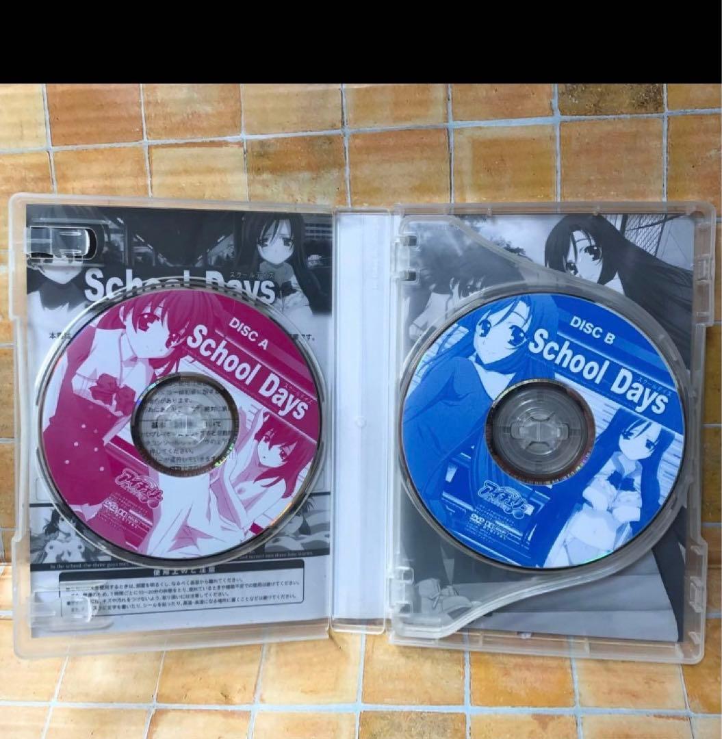 School Days DVD 4枚組 フルアニメーション　廃盤　貴重　ゲーム