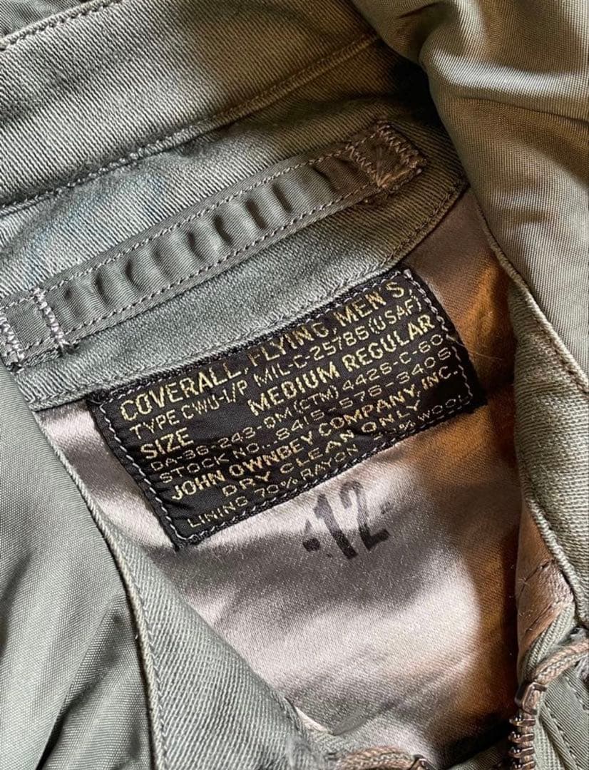 C*E様 50s U.S.AIR FORCE CWU-1/P ジャンプスーツ 黒