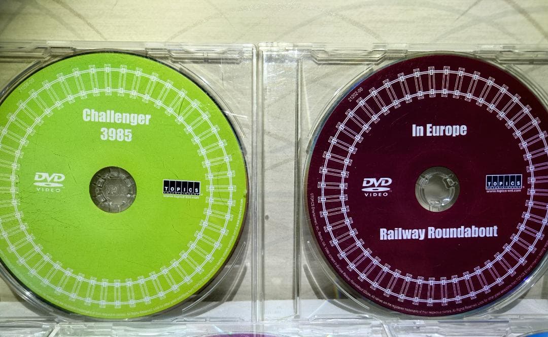 外国の電車 DVD７枚セット　ディスクのみ