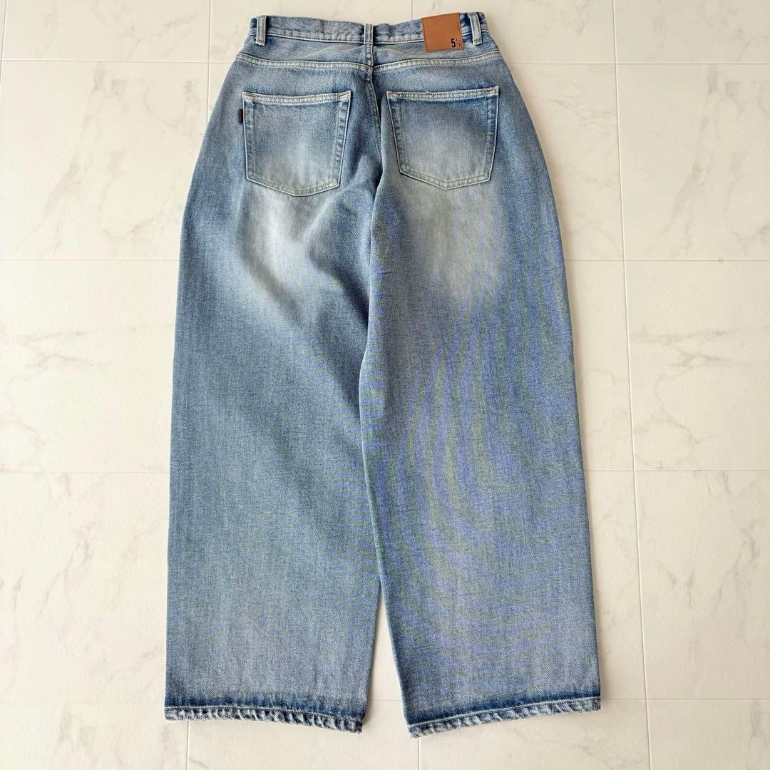 《スピックアンドスパン》5 1/2 TUCKBARREL DENIM 27
