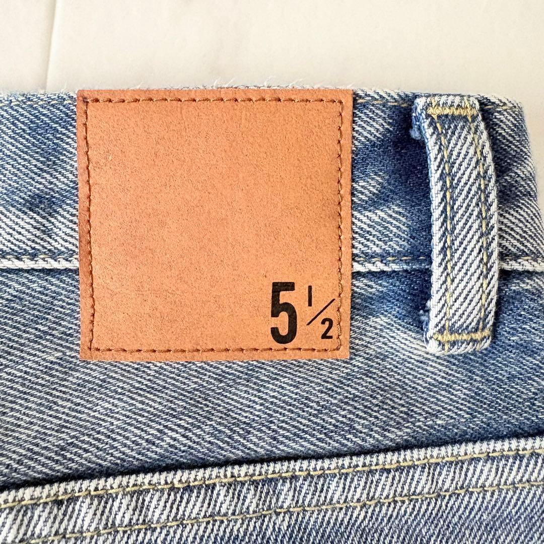 《スピックアンドスパン》5 1/2 TUCKBARREL DENIM 27