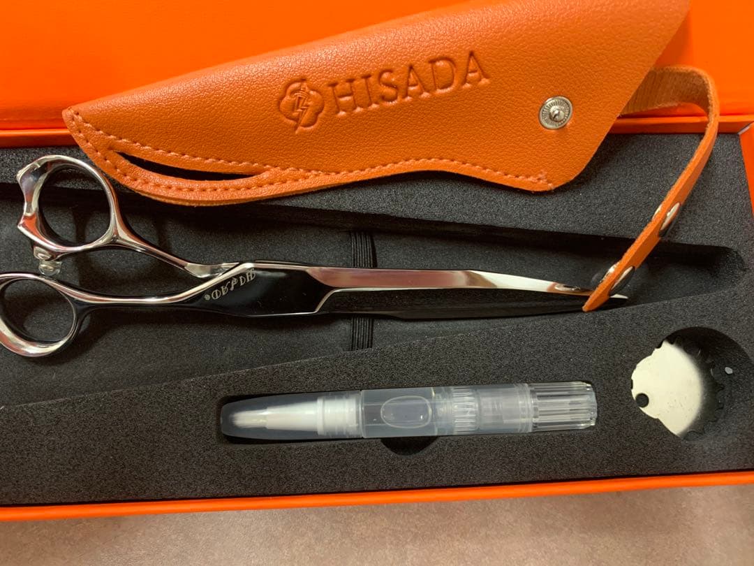 HISADA VG10 シザー 7.０インチ レザーケース付き