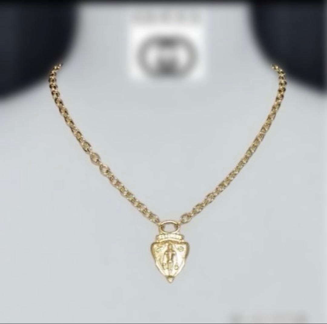 【GUCCI】クレストチャームトップネックレス★超美品!!★確実正規品