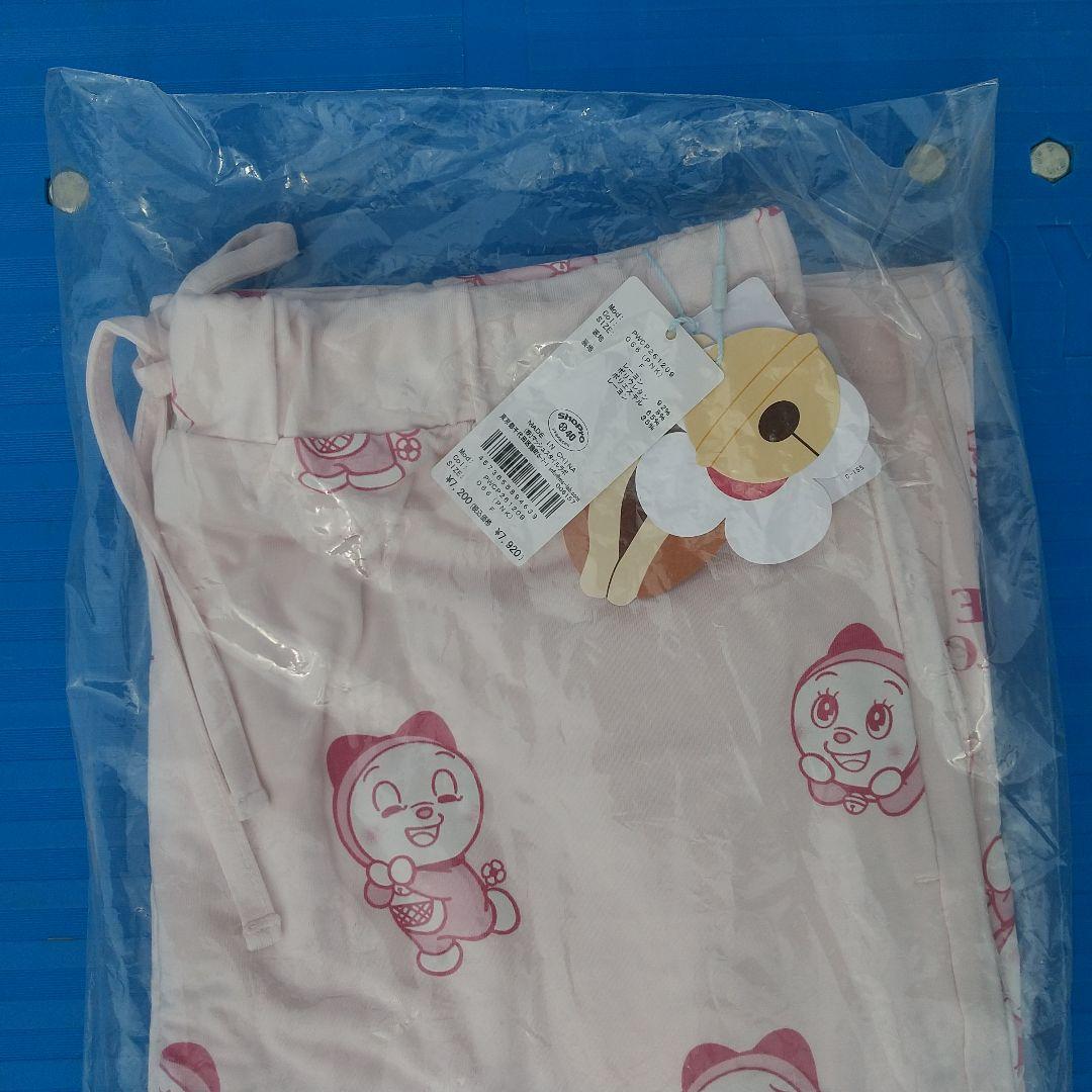 未使用品 ジェラートピケ 総柄ロングパンツ ドラミちゃんコラボ