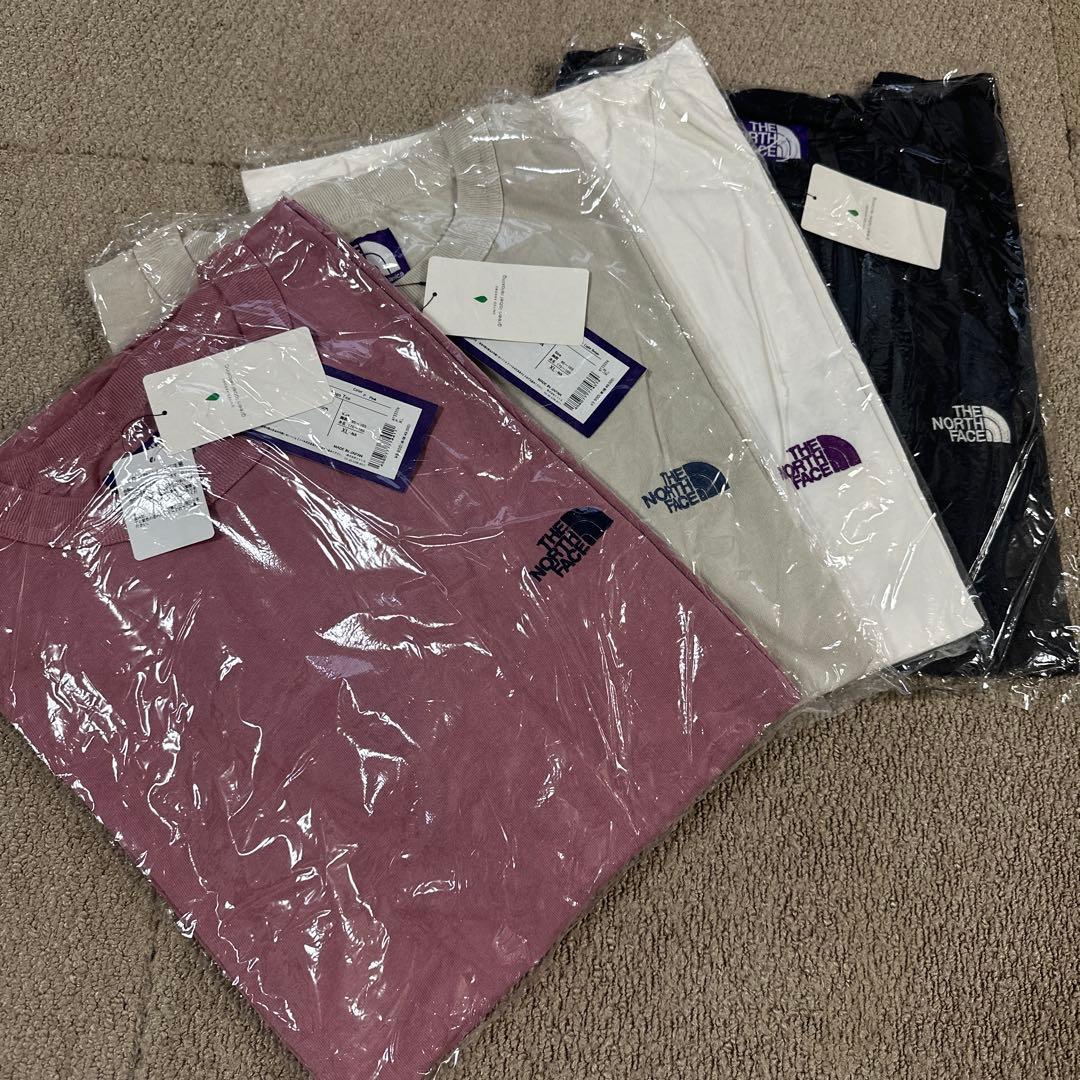 【GLR別注】 ノースフェイスパープルレーベルTシャツ（ピンク）