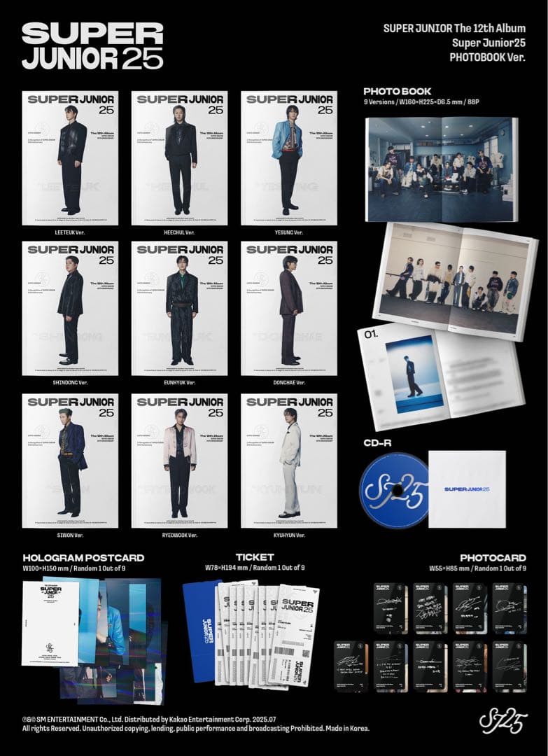 【新品・未開封】SJ 正規12集CD & Ktown4u特典トレカ(イトゥク)