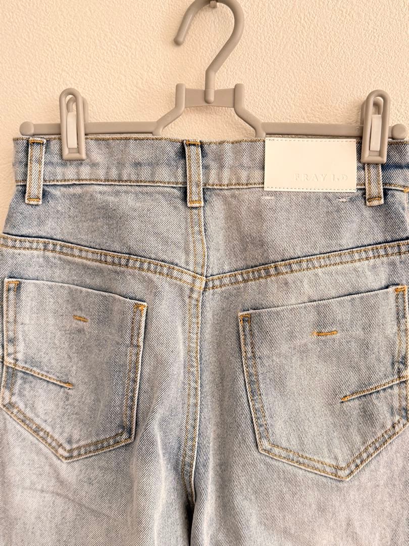 未使用品 26ss FRAY I.D フラワーエンブロイダリーデニムパンツ