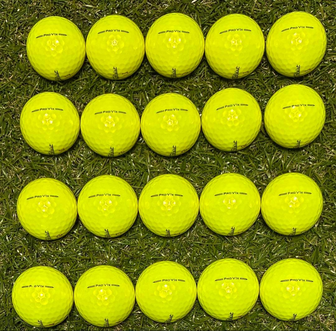 554★S・特ABランク★タイトリスト ProV1x イエロー　20球