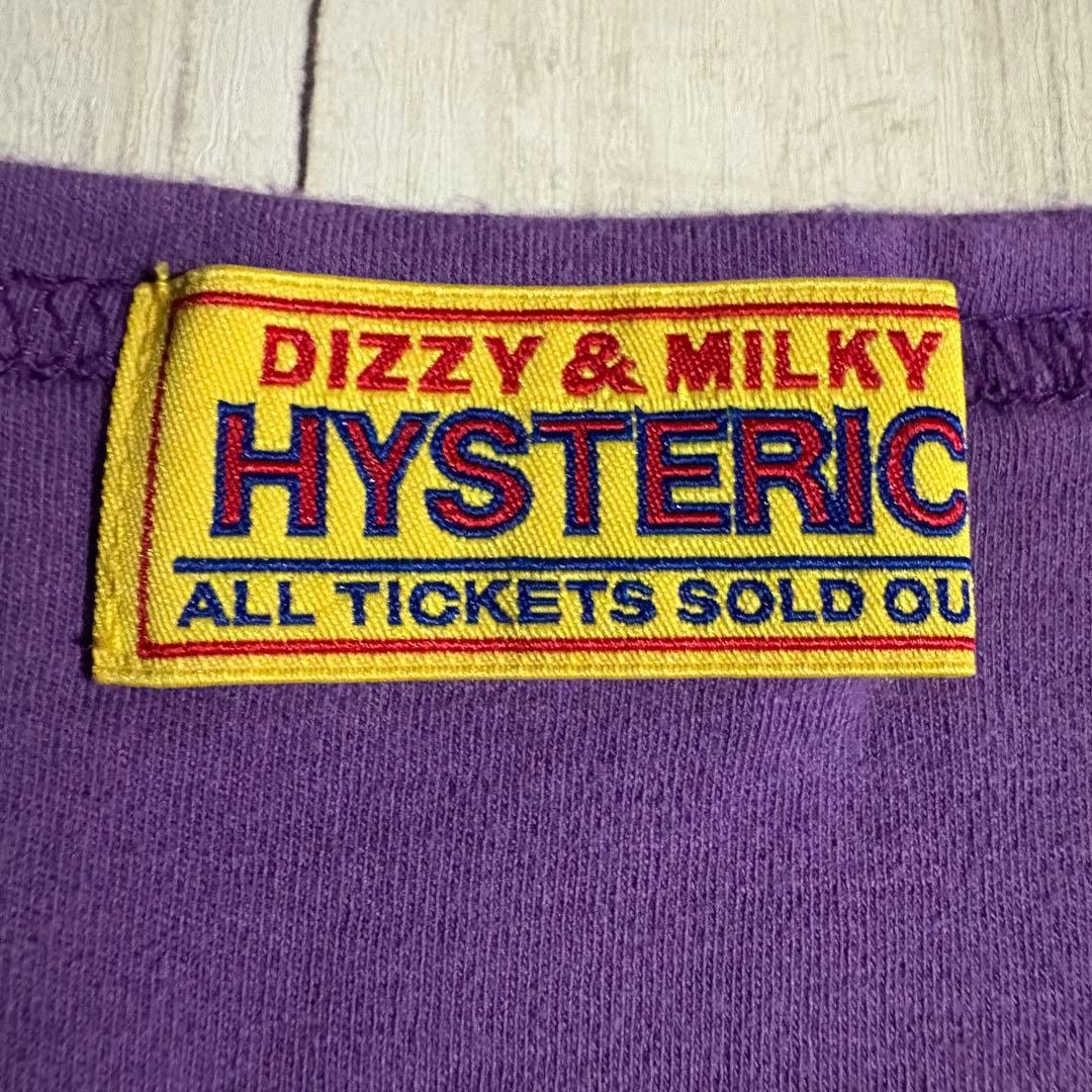 Hysteric Glamour バタフライガール チビTシャツ パープル