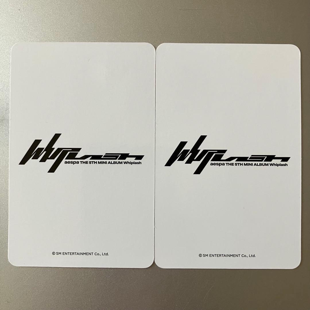 aespa Whiplash UNBOXING EVENT トレカ　ウィンター