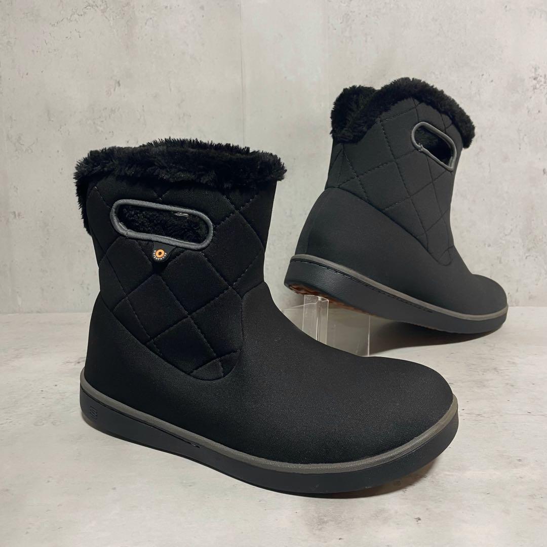 BOGS ボグス　ウェットスーツ素材 ボーガショートキルティングスノーブーツ