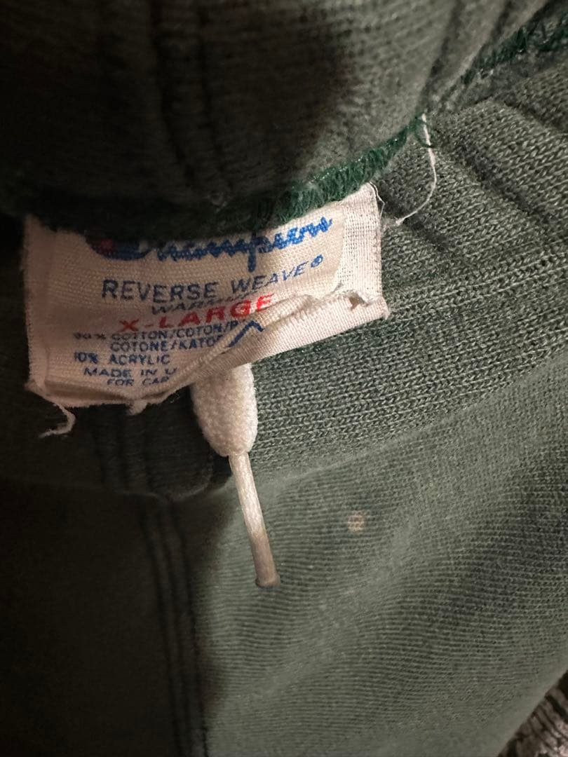 80s USA トリコタグ Champion reverse weave gre
