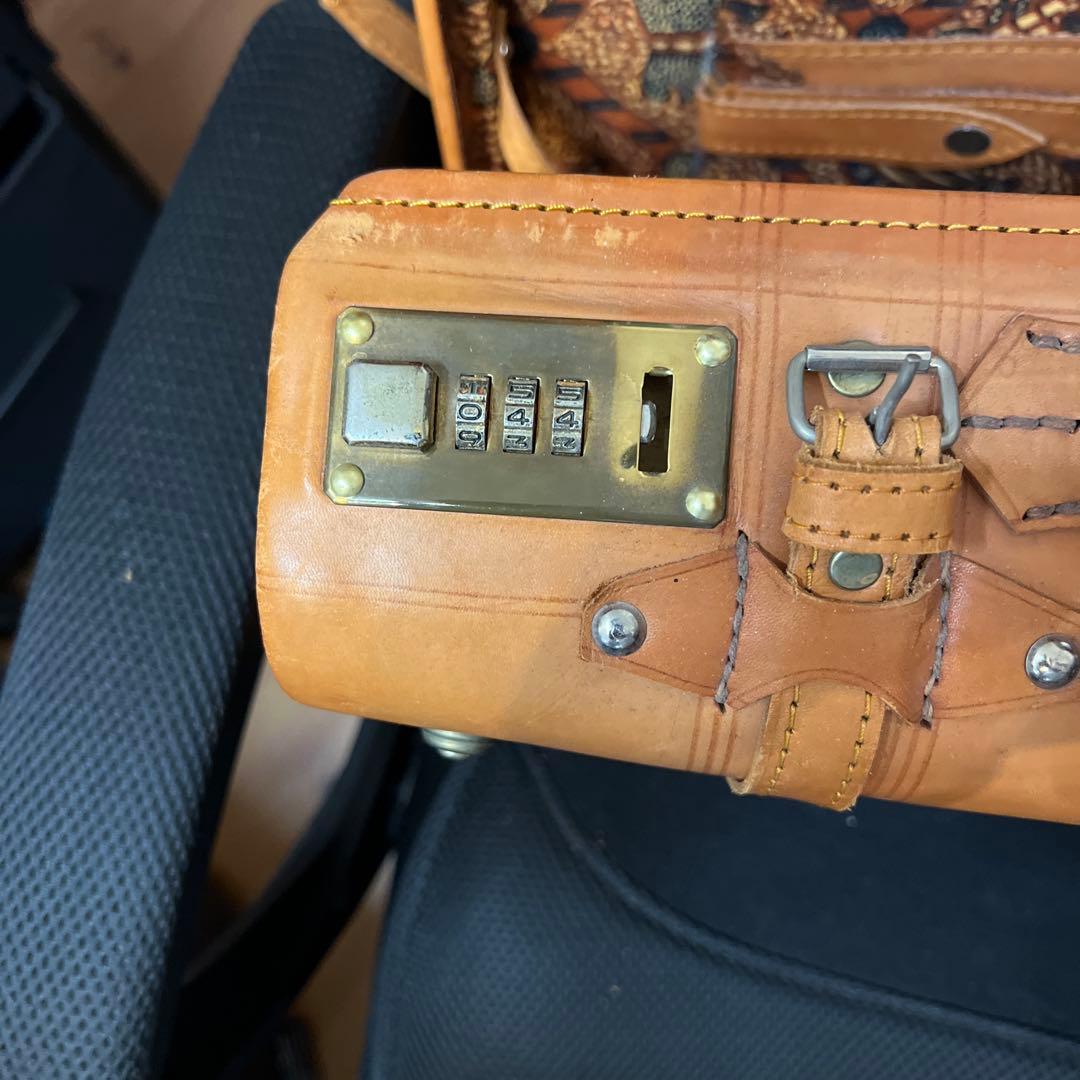 レザー　トランク　良品　ヴィンテージ