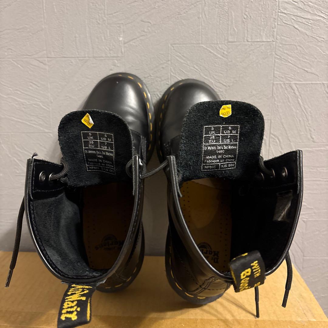 【美品】Dr. Martens 1460 8ホール UK5 24cm ブラック黒