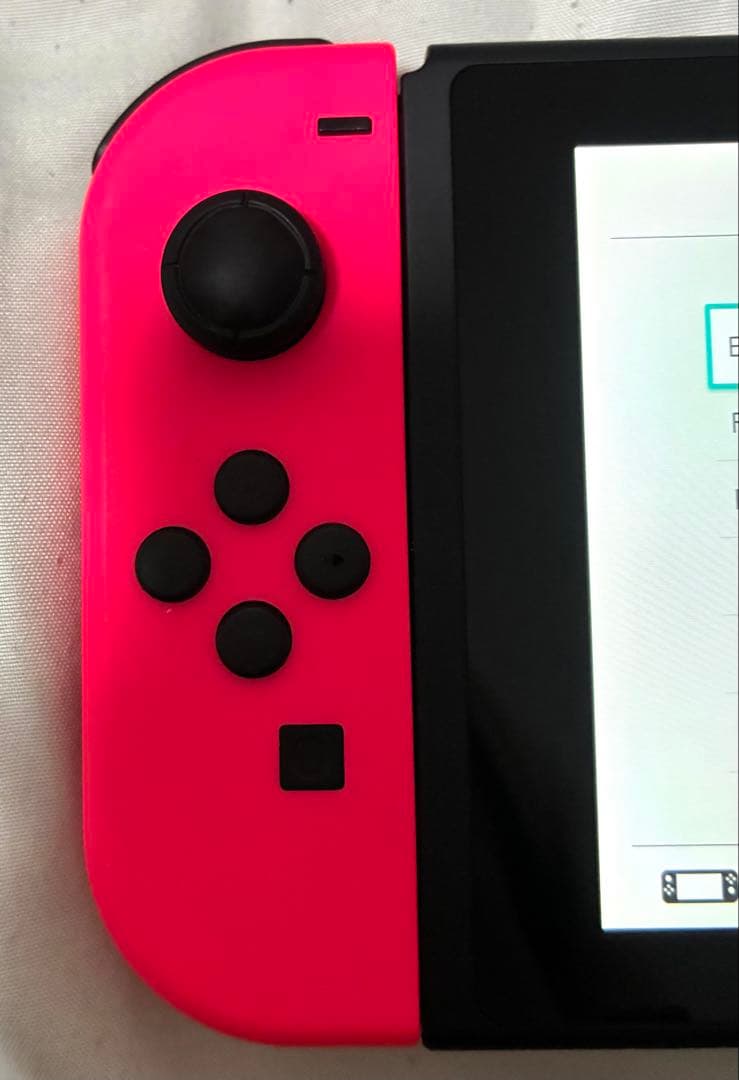 d*9様 Nintendo Switch ネオンピンク 付属品完備 箱無し 動作