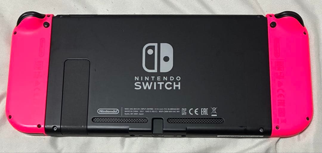 d*9様 Nintendo Switch ネオンピンク 付属品完備 箱無し 動作