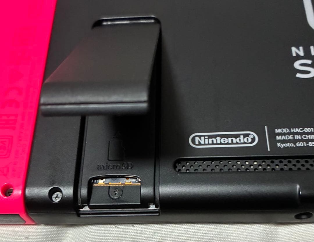d*9様 Nintendo Switch ネオンピンク 付属品完備 箱無し 動作