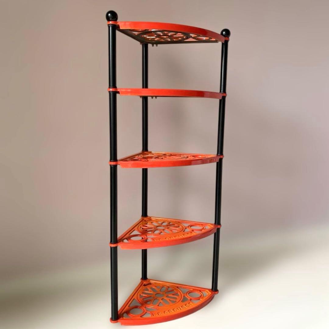 Le Creuset ル・クルーゼ ポットスタンド 5段 オレンジ　鍋スタンド