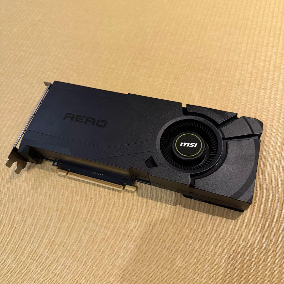 MSI製 RTX2080Ti（VRAM 11GB）動作確認済・美品