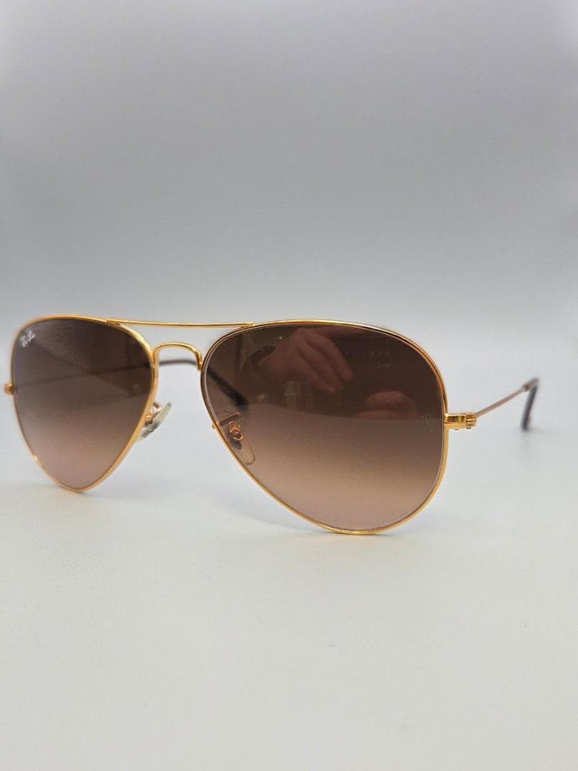 【美品】 レイバン　アビエーター　ブラウン　 58サイズ　Ray-Ban