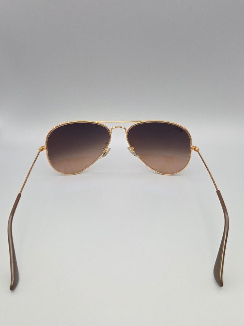 【美品】 レイバン　アビエーター　ブラウン　 58サイズ　Ray-Ban
