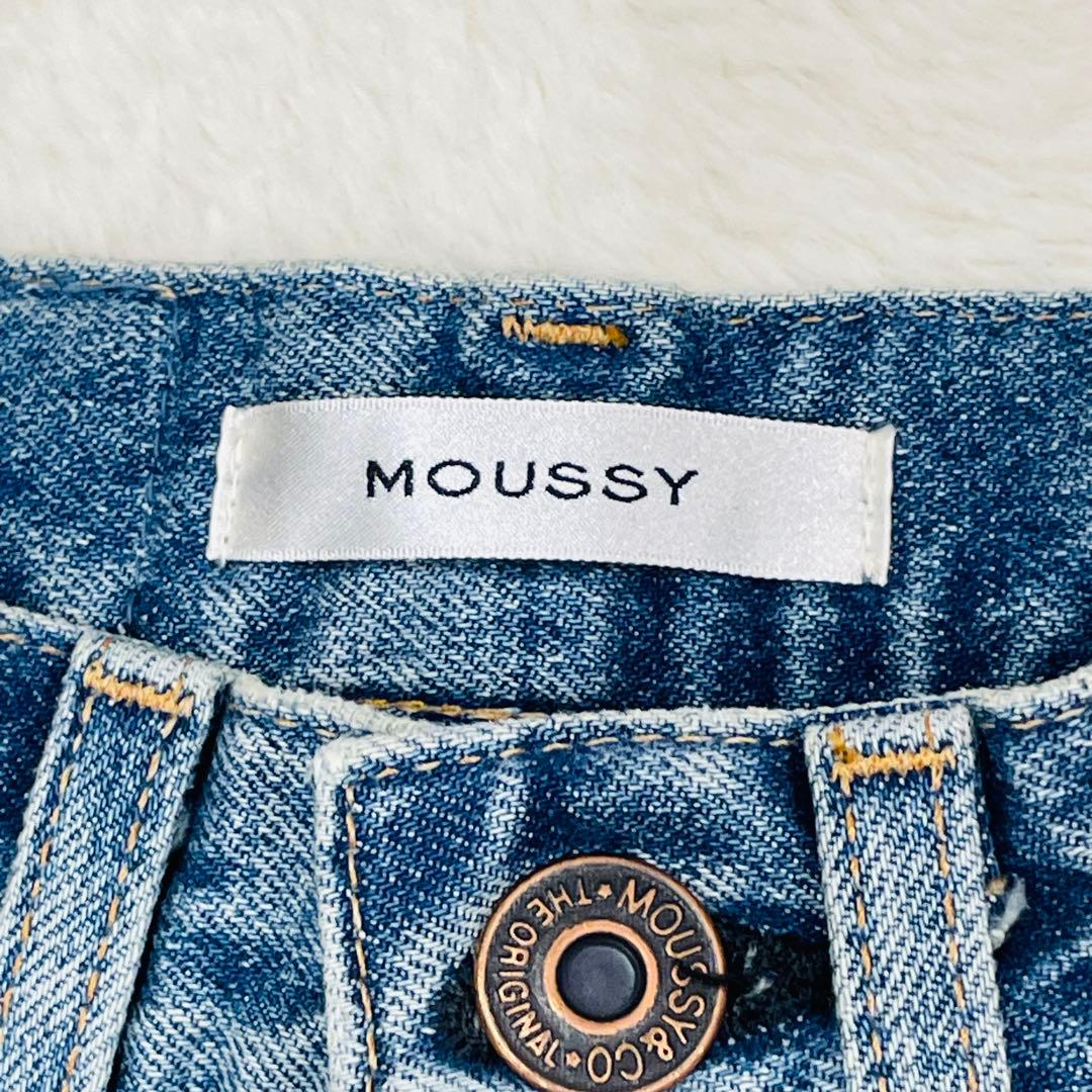 極美品　マウジー MOUSSY フレア デニムパンツ MVS 22