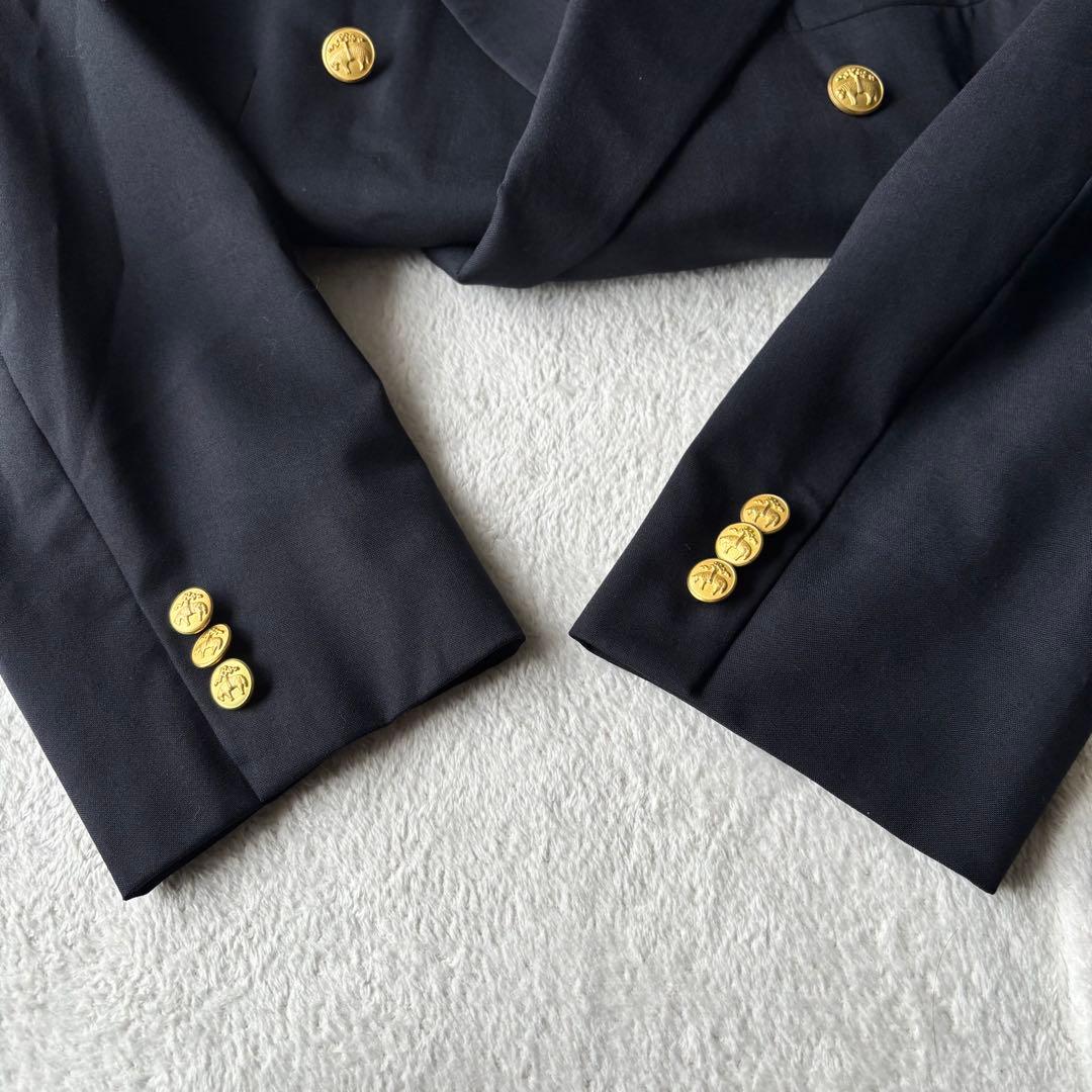 美品 Brooks Brothers ダブルジャケット 金ボタン L ネイビー