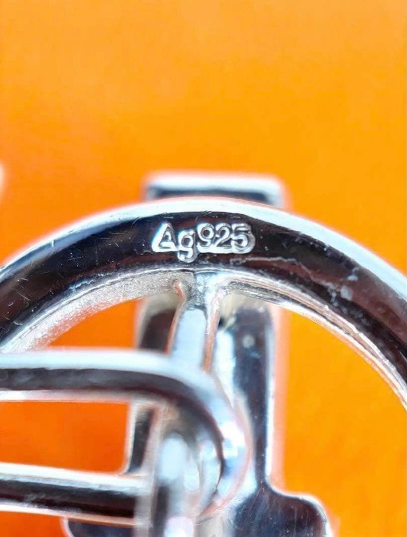 【美品】HERMES エルメス シェーヌダンクル グレナン カフリンクス