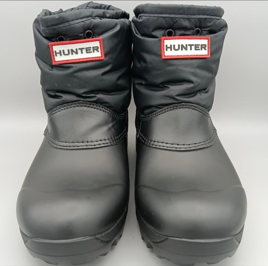 華*様 【美品】ハンター HUNTER スノーブーツ ブラック　23cm UK4