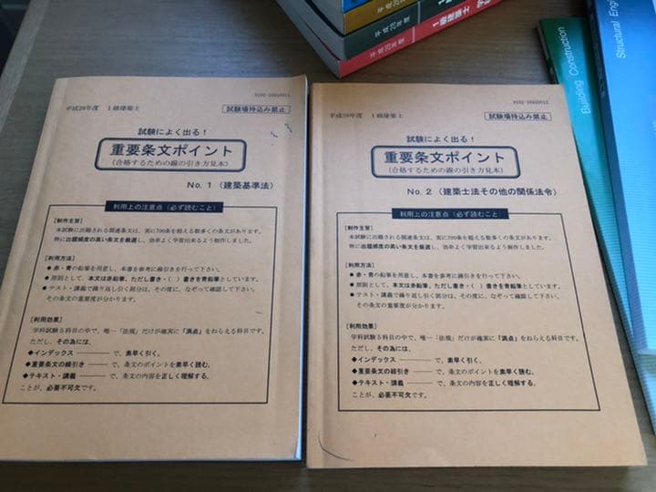 1級建築士学科　受験テキスト&問題解説集一式
