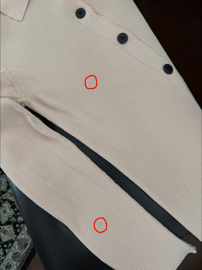6(ROKU) RIB SHIRT CARDIGAN リブシャツカーディガン