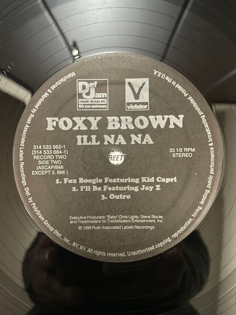 【美品】FOXY BROWN / ILL NA NA 2LPアルバムレコード