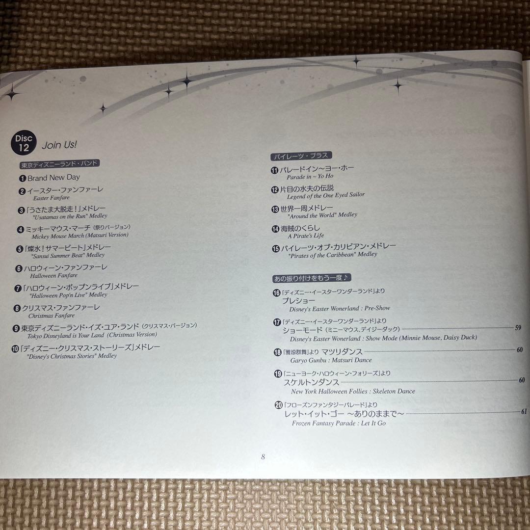 再々値下げ！！ディズニーリゾート35周年記念 音楽コレクションCD 全12枚