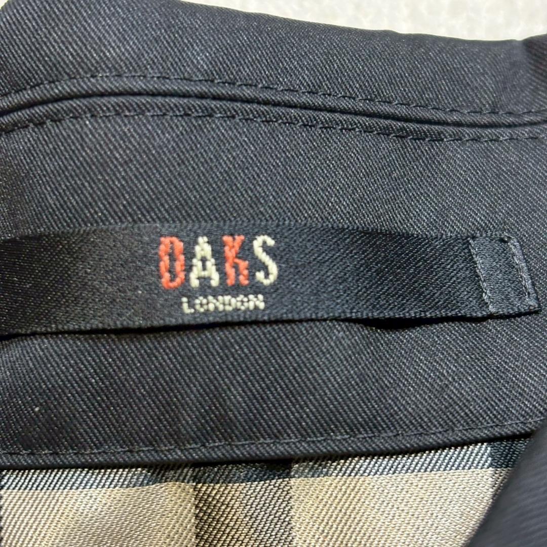 DAKS ダックス シングルステンカラーコート XLサイズ ブラック 春秋