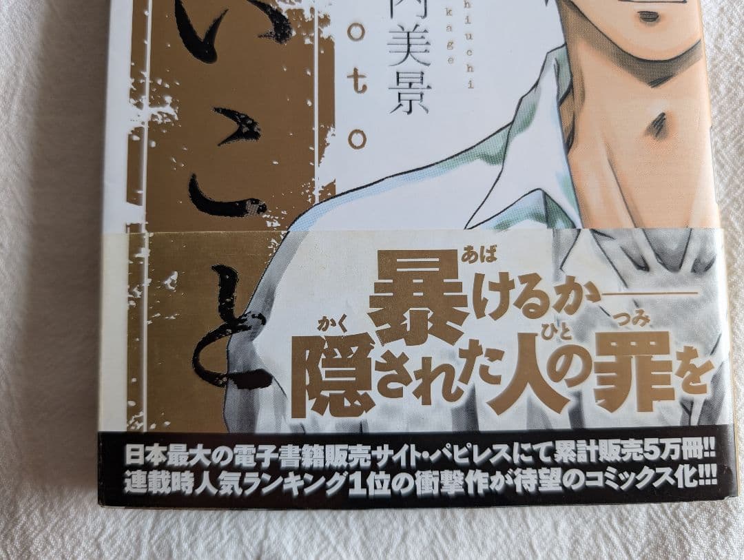 わるいこと　書店特典ペーパー　帯付き　初版　善内美景