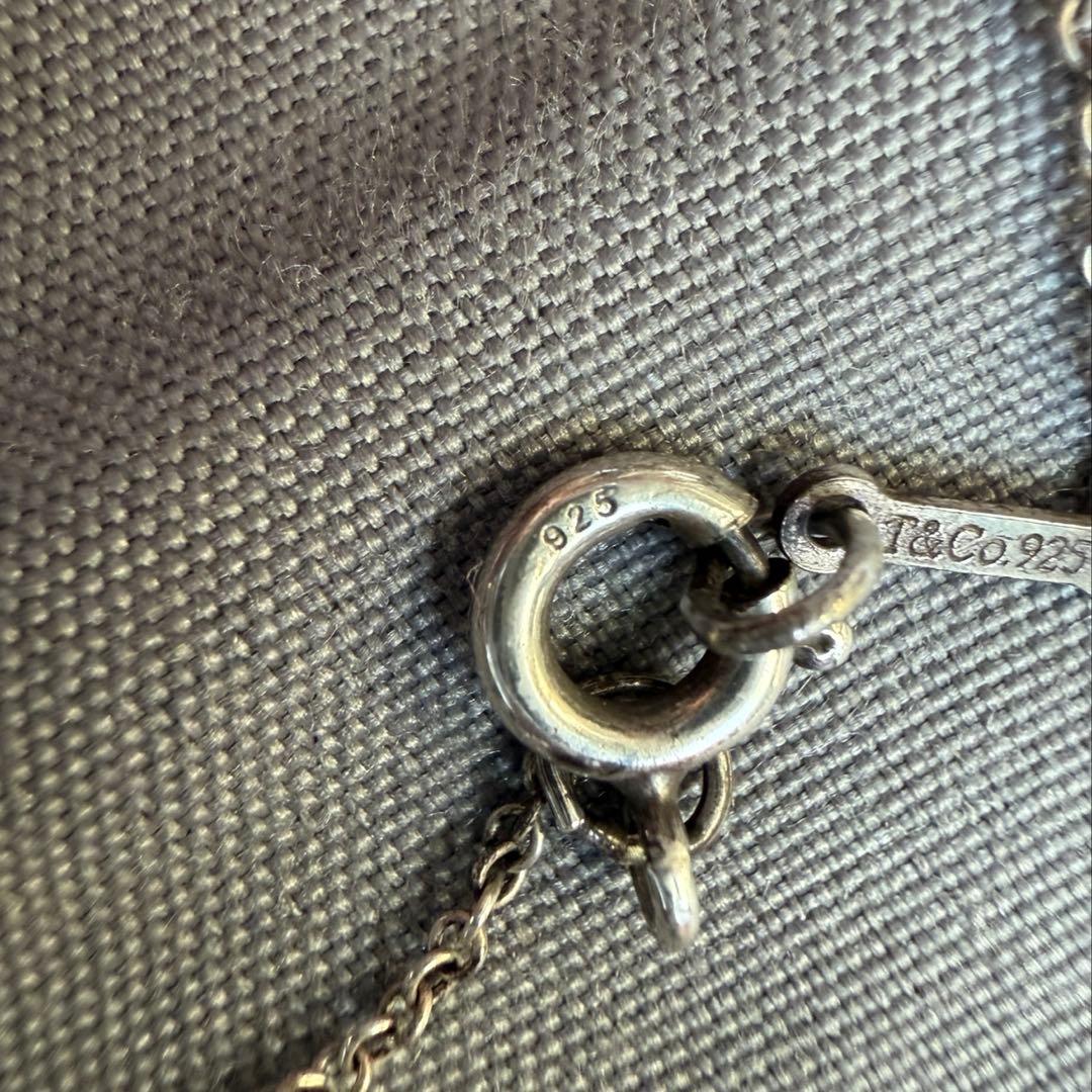 OLD TIFFANY スモールクロスネックレス 925 チェーン付き 訳あり
