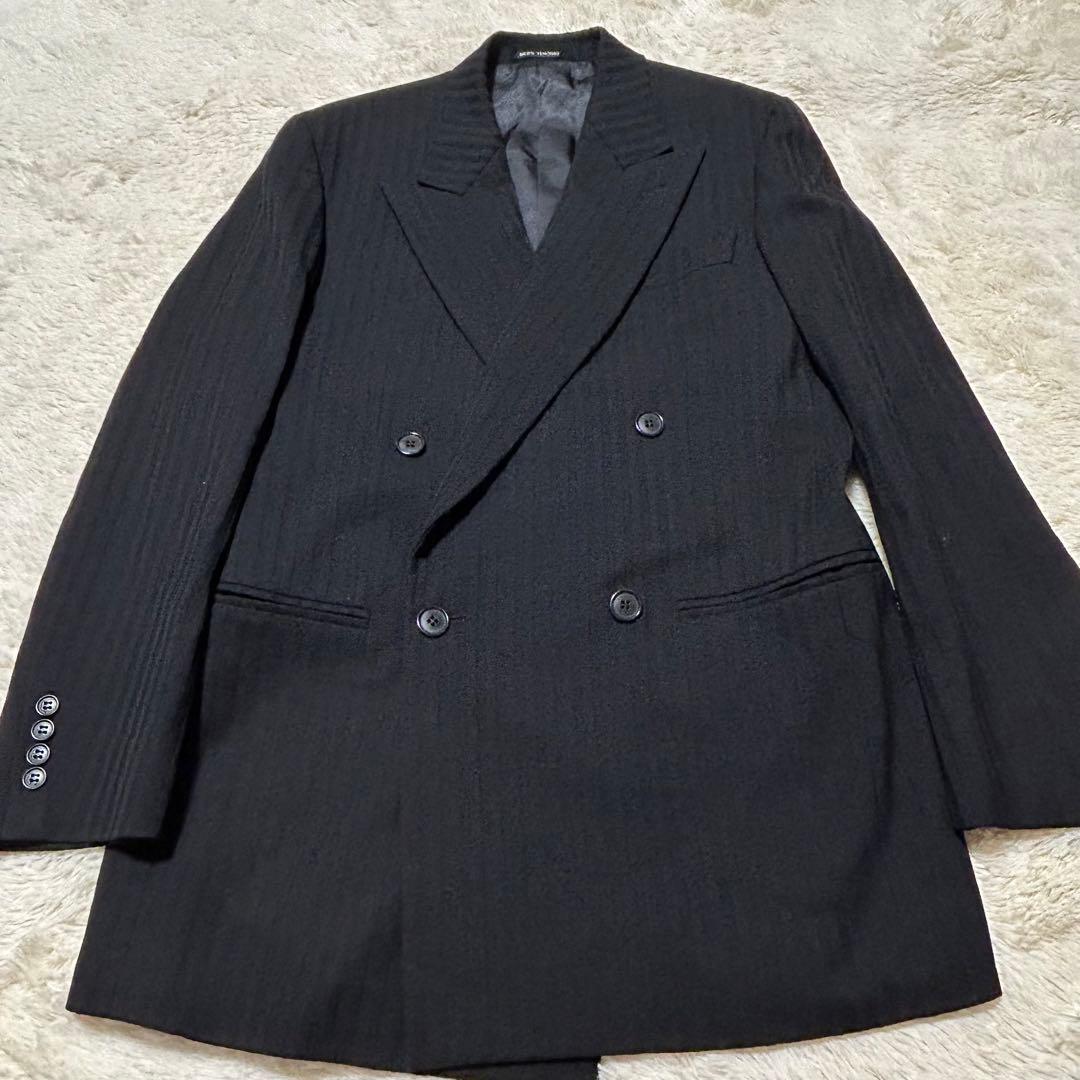メンズティノラス　セットアップ　スリーピース　ダブル　ストライプ　90s M