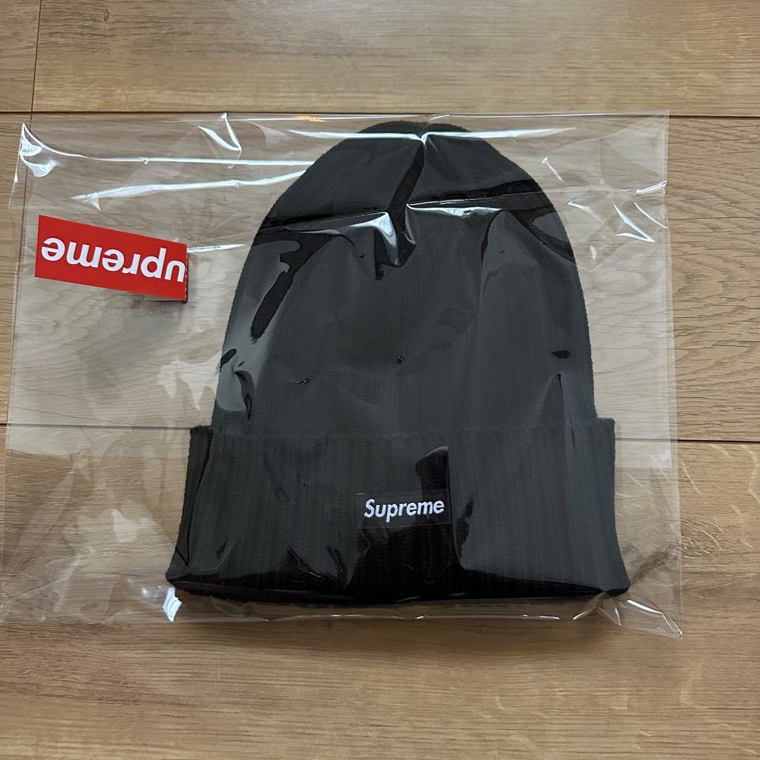 25SS supreme Overdyed Beanie Black 黒