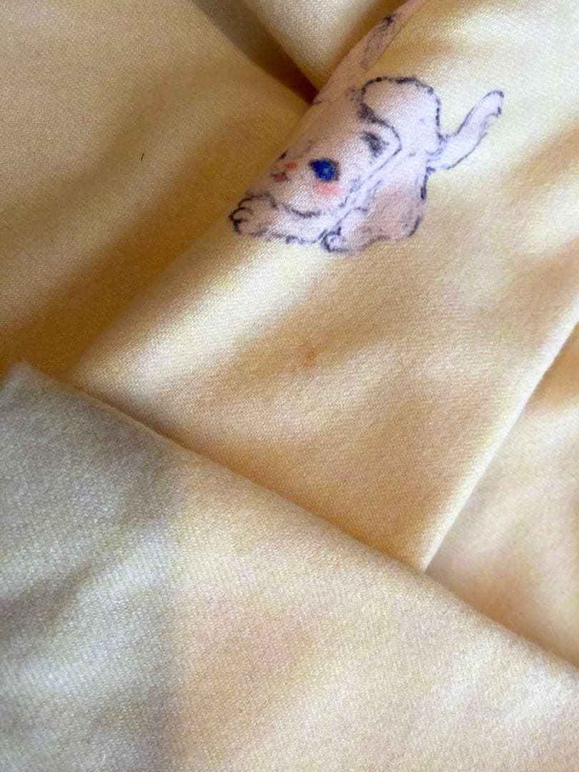 フランシュリッペブラック子猫プリント ワンピース