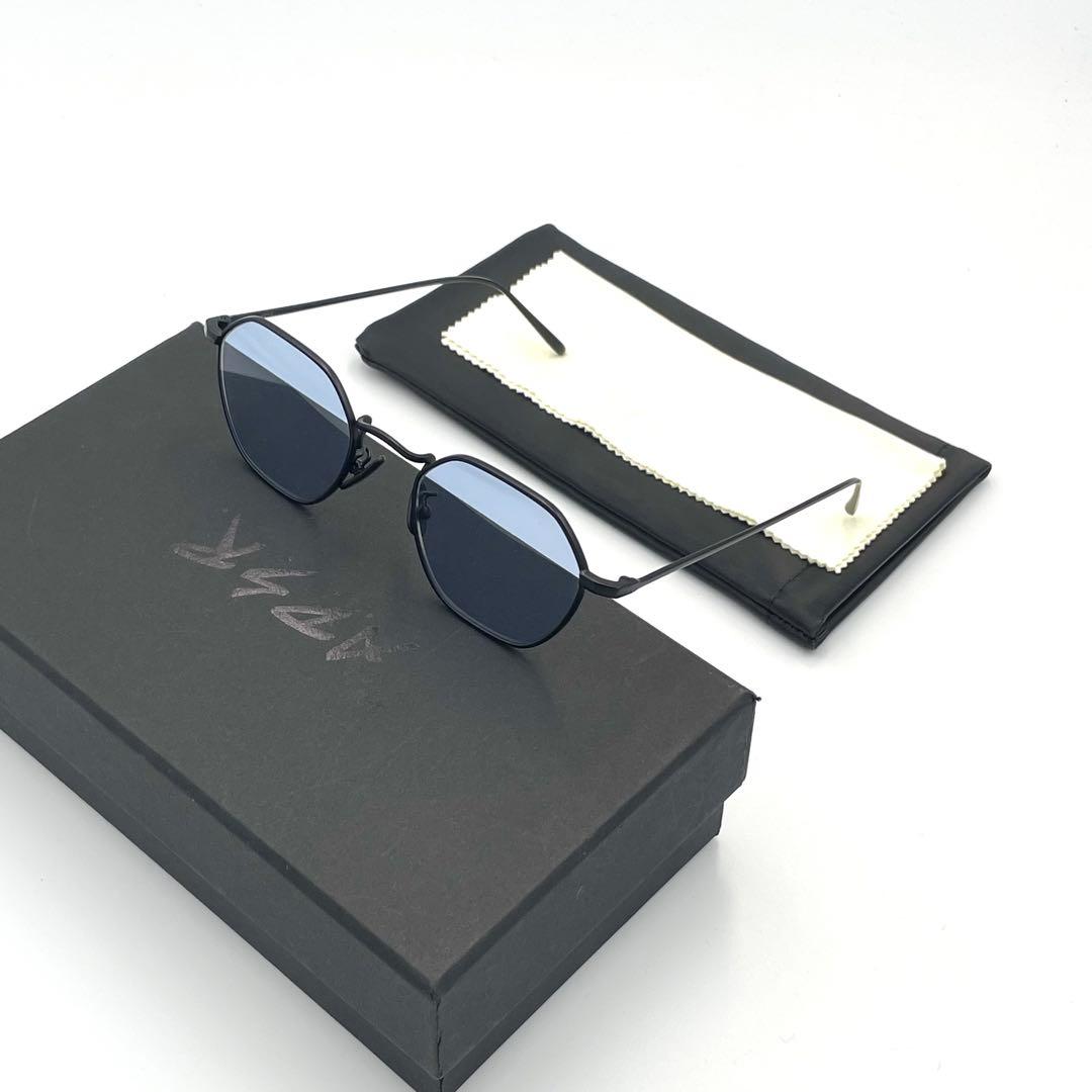 ✨美品✨A.D.S.R. サングラス BAZ 01 ブルーレンズ マットブラック