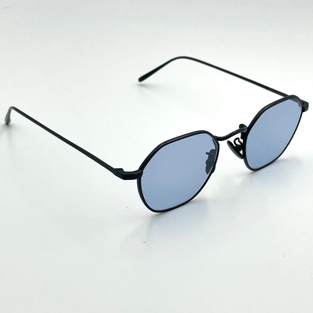 ✨美品✨A.D.S.R. サングラス BAZ 01 ブルーレンズ マットブラック