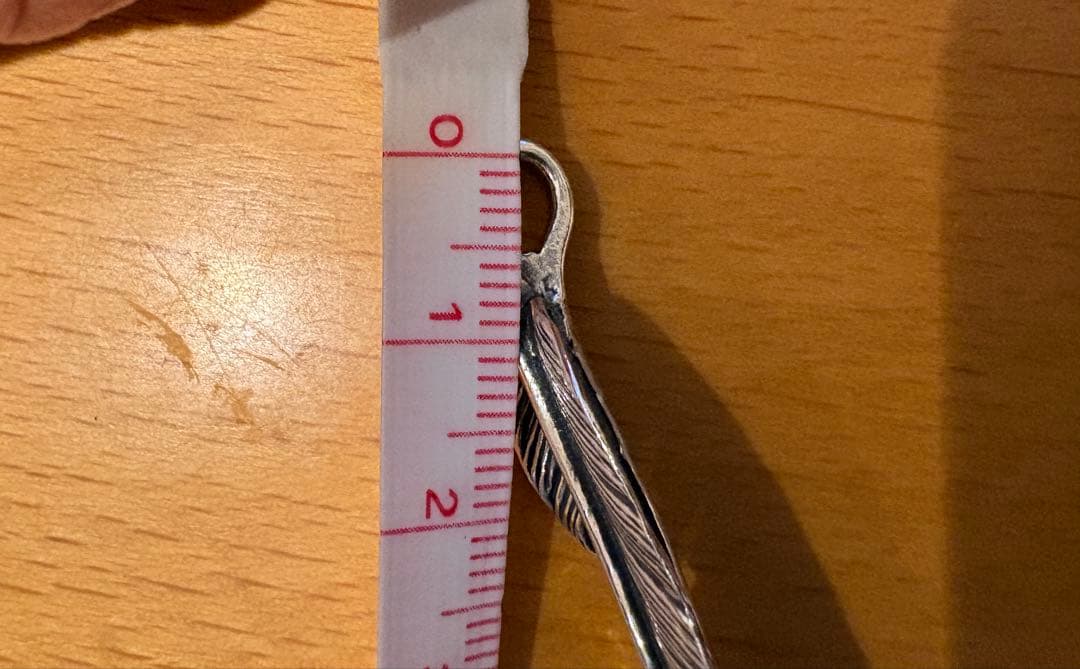アリゾナフリーダム フェザー ペンダントトップ シルバー 4.8cm 7g