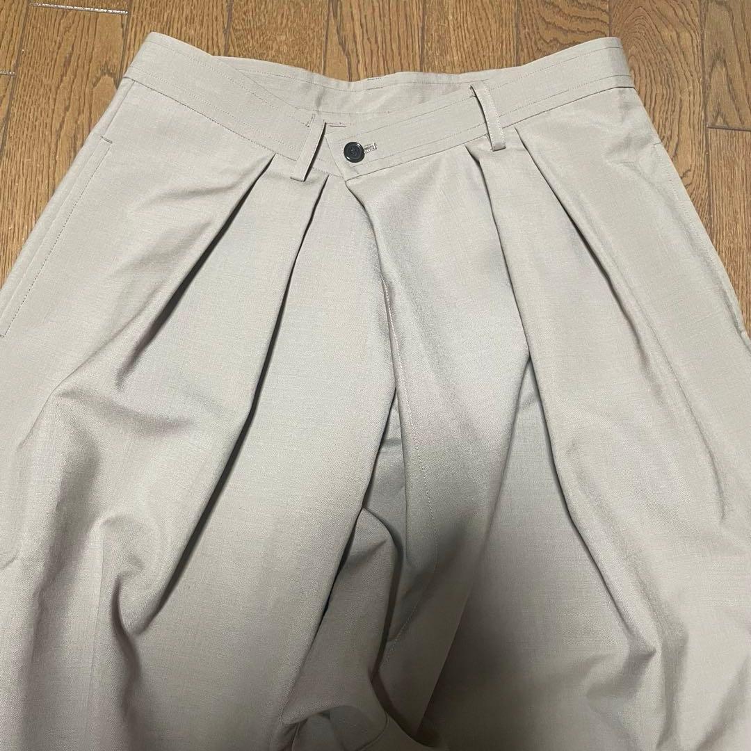 ワイドスラックス　サルエルパンツ　変形パンツ／marka Thai Pants