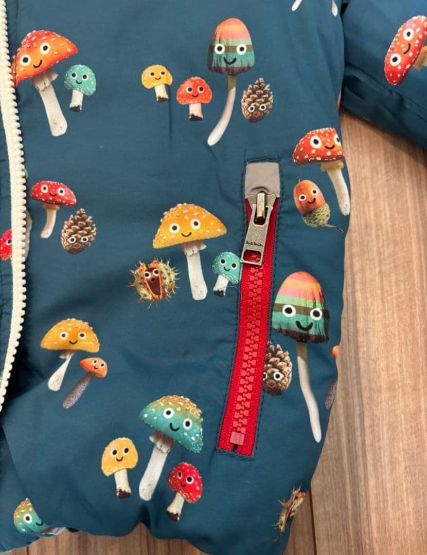 超美品 ポールスミスPaul Smith リバーシブルダウン90cm