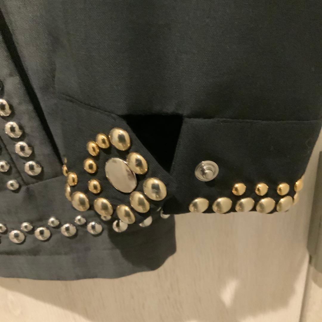 着画あり！レア受注生産品！　Prada 12ss スタッズ　ブルゾン