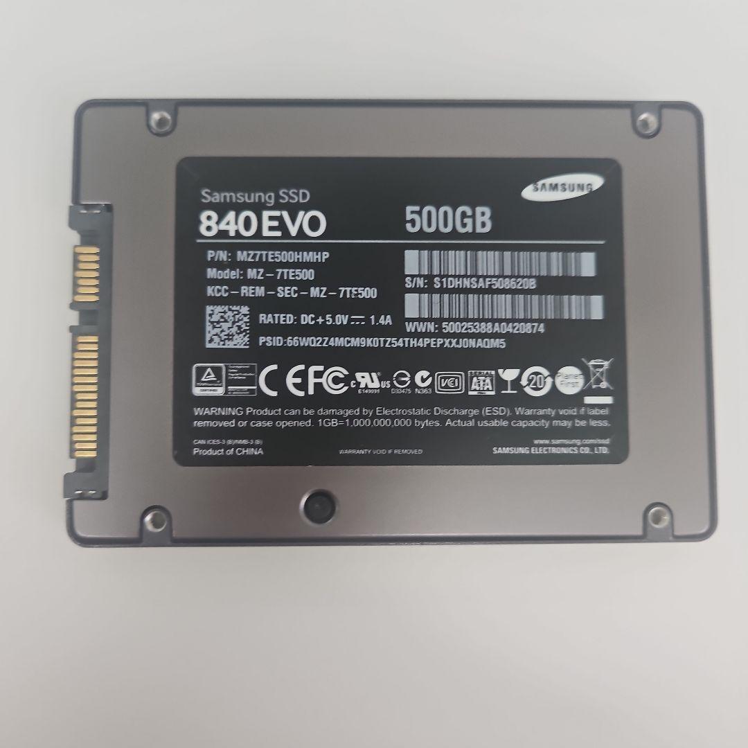内蔵型SSD Samsung 840 EVO 500GB SSD